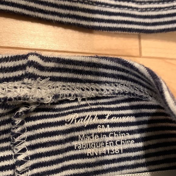 Ralph Lauren long sleeve and pants -size 6 months - Picture 7 of 10